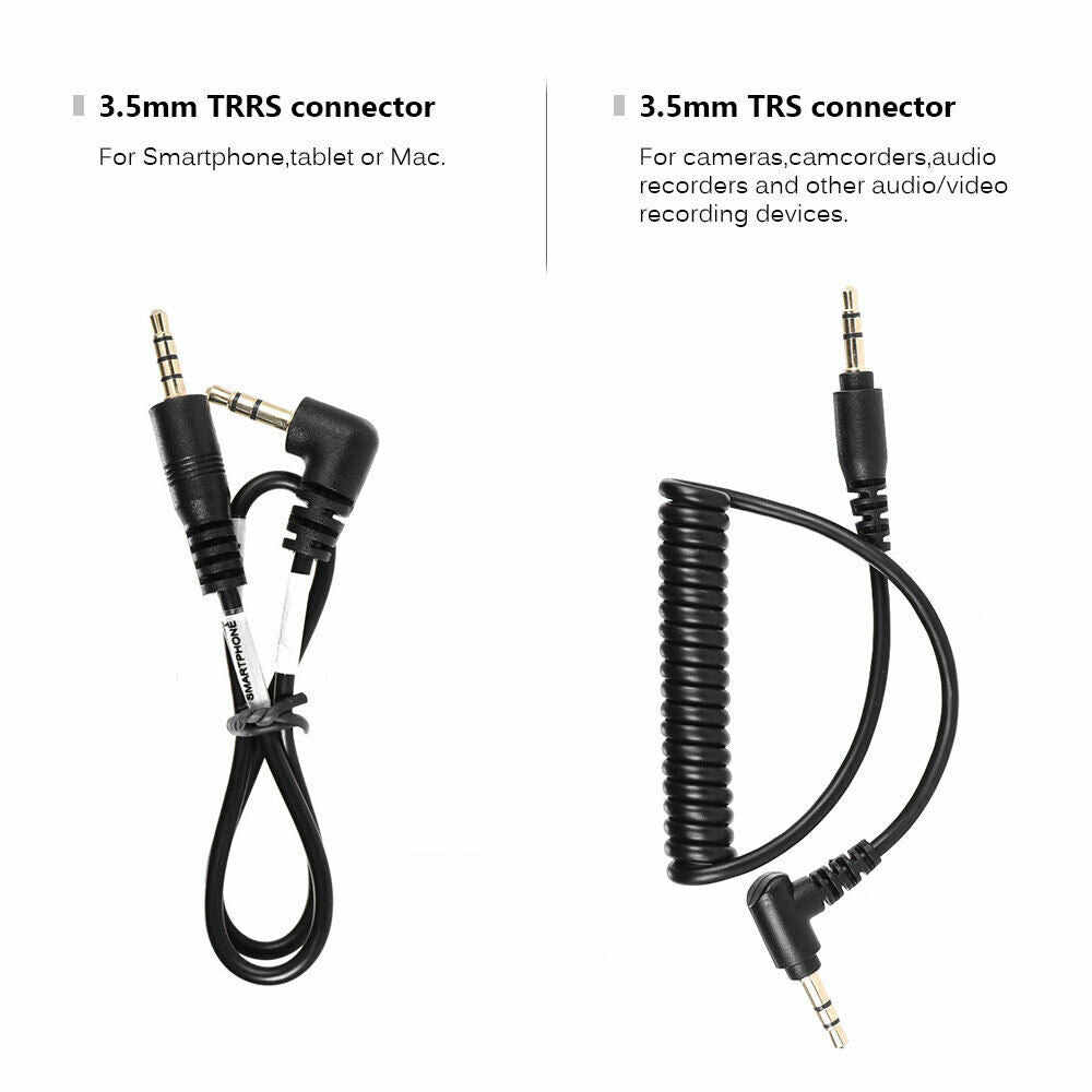 Cardioid Shotgun Microphone Kit Compact On Camera Micro DSLR MIC Video Phone