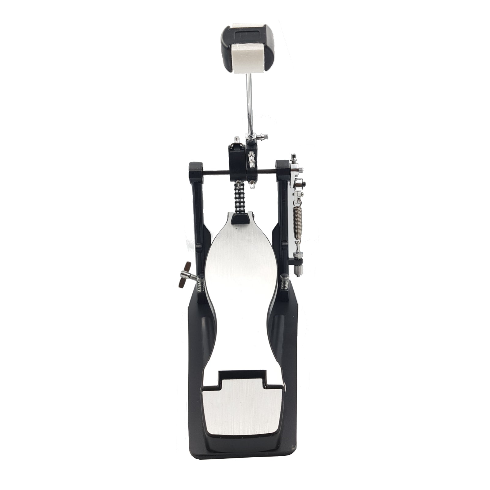 Single Bass Drum Kick Pedal ASHTEC Double Chain Dual Beater Heavy Duty