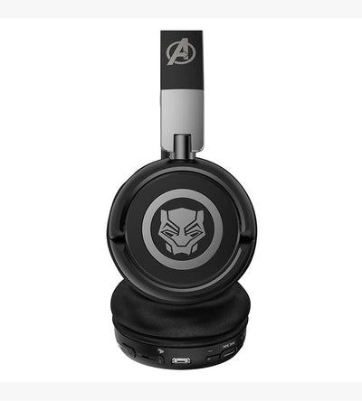 Bluetooth Wireless Headphones Black Panther Marvel Avengers Infinity War Stereo Headphones in Case