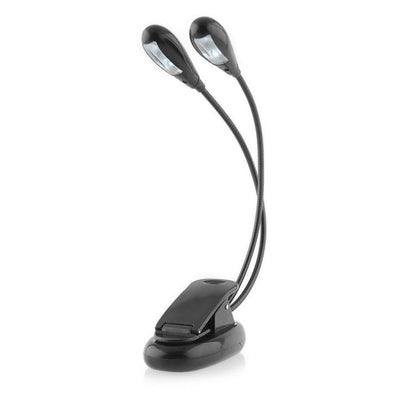 Sheet Music Stand Light Clip On LED Lamp No Flicker, Fully Adjustable Brightness for Musicians DJ's