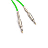 Green Stereo to Stereo 1/4" 6.35mm Jack Instrument Audio Mic Lead Australian Made
