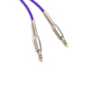 Purple Stereo to Stereo 1/4" 6.35mm Jack Instrument Audio Mic Lead Australian Made