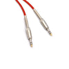Red Stereo to Stereo 1/4" 6.35mm Jack Instrument Audio Mic Lead Australian Made