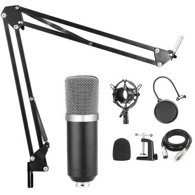 Home Recording Studio Bundle Vocal Condenser Mic Kit Headphones Mixer Interface