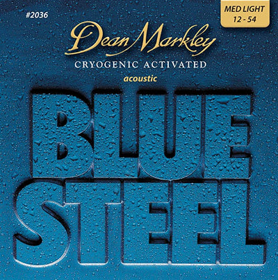 Dean Markley  Blue Steel Long Lasting Acoustic Guitar Strings 10-47 11-52 12-54 13-56