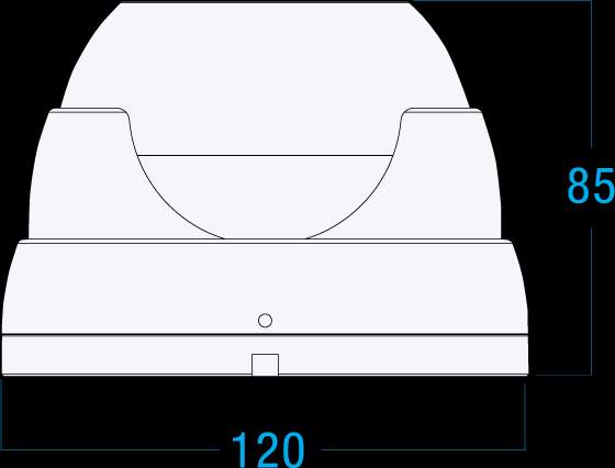 DM30IPB2 DOME 30M IR BLACK IP CAMERA 1080P POE 2.8-12MM LENS IP65 DOSS W6130C-1IHBB89F