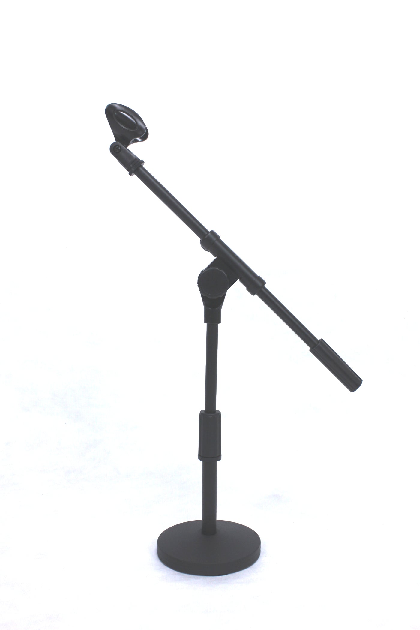 Desktop Short Microphone Mic Stand Heavy Base Adjustable Height
