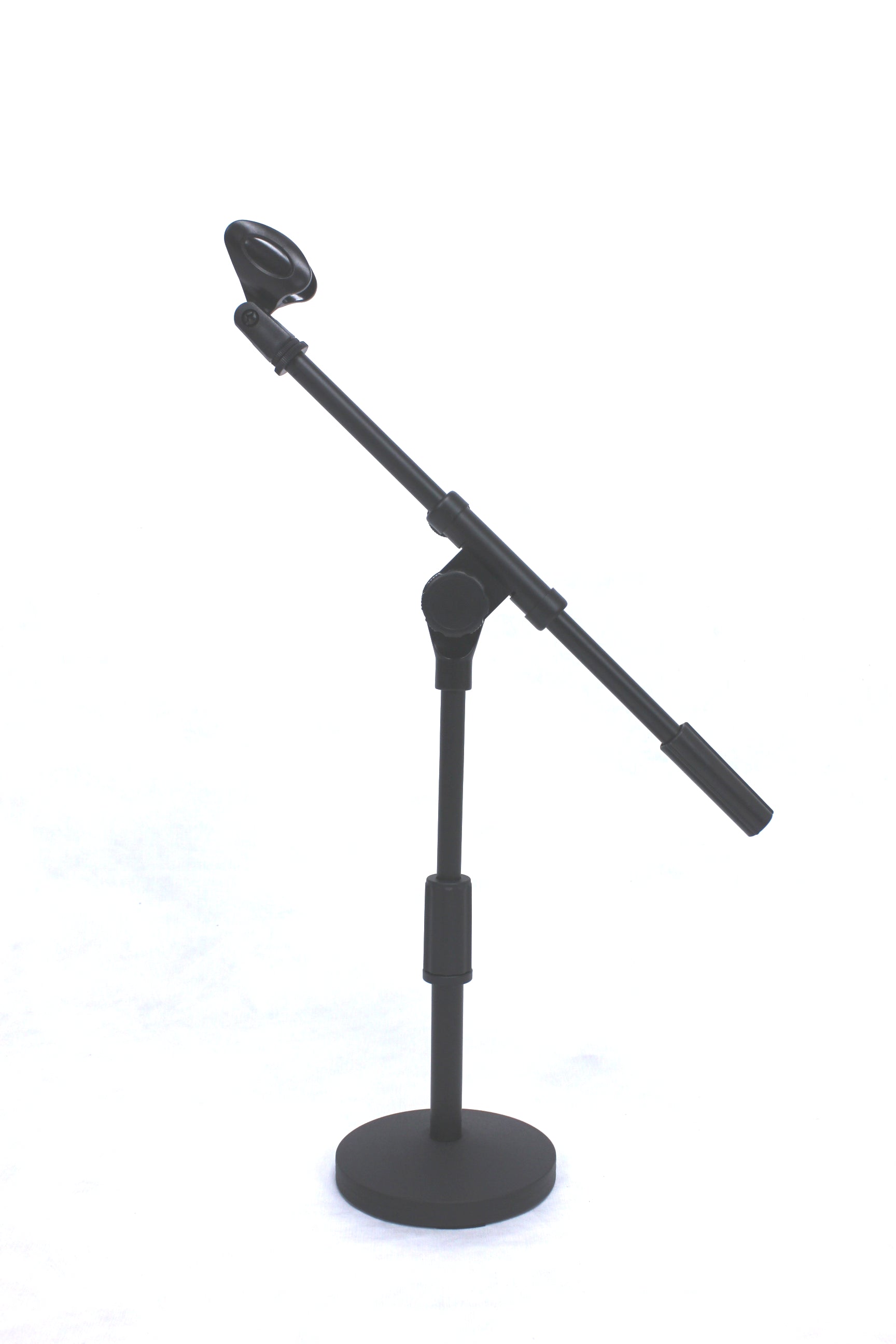 Desktop Short Microphone Mic Stand Heavy Base Adjustable Height