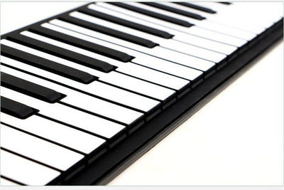 Electronic Keyboard Piano 61Keys Roll Up Soft Flexible Portable Foldable