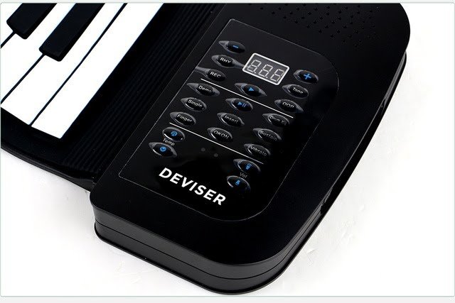 Electronic Keyboard Piano 61Keys Roll Up Soft Flexible Portable Foldable