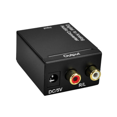 Digital to Analog Audio Converter Adapter 3.5mm Digital Optical Coaxial Toslink DAC RCA