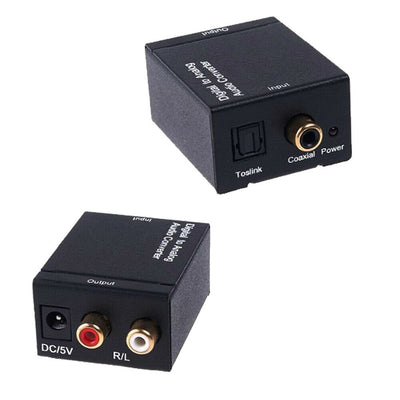 Digital to Analog Audio Converter Adapter 3.5mm Digital Optical Coaxial Toslink DAC RCA