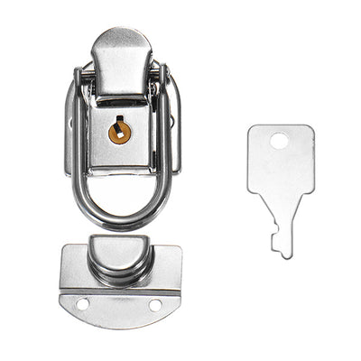 Drawbolt Latch with Key Lock Road Flight Case Hardware Surface-Mount Toggle Catch Hasp