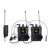U-2BH Dynamic UHF 20 Channels Tunable Universal 2 Wireless Bodypack Headset Microphone With Mini Plug Receiver
