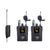 E-Lektron U-2BL Dynamic UHF 20 Channels Tunable Universal 2 Wireless bodyback Headset Lavalier Microphone With Mini Plug Receiver