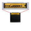 Electric Guitar Instrument Amplifier 15W Combo Amp AUX Input Boost Gain Phones EQ Low High 6.5" Speaker