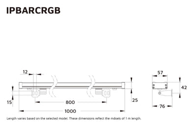 Event Lighting IPBARCRGB - RGB IP Rated LED Bar