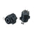 3 Pole XLR 6.35mm 1/4" Stereo Jack Audio Combo Female Socket Microphone Sound Card Connector with Horizontal PCB Mount