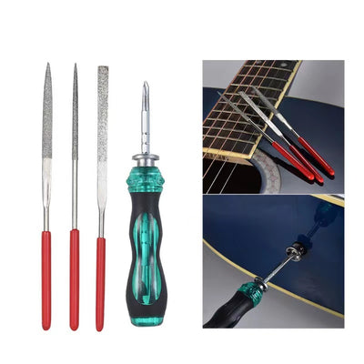 Guitar Repairing Maintenance Tool Kit for Guitar Ukulele Bass Mandolin Banjo