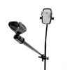 Microphone Mic With Phone Mount Flexible Metal Gooseneck Tripod Adjustable Mount Mic Clip