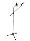 Microphone Mic Stand and Tablet or Phone Holder flexible gooseneck 2M Boom Tripod Base