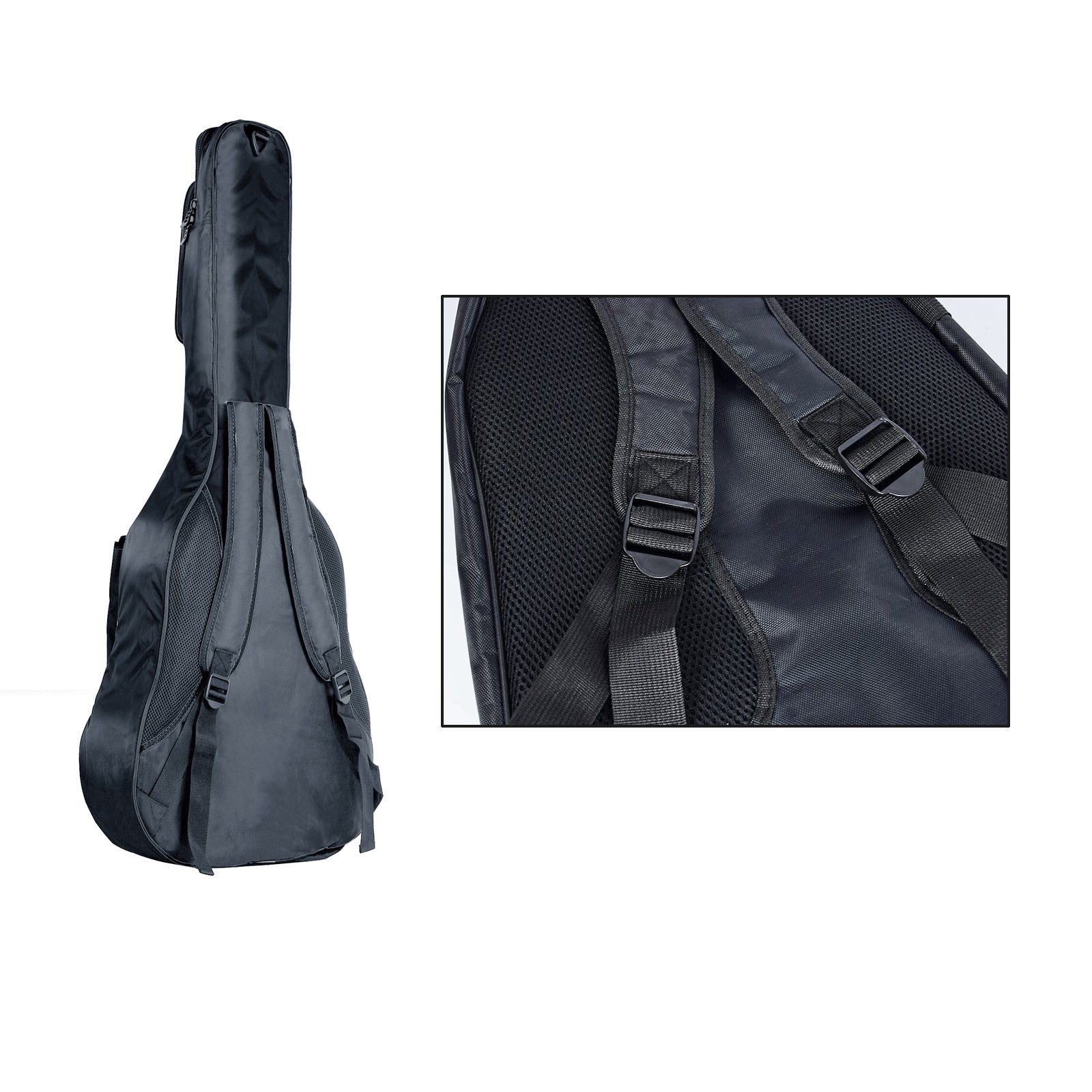 Acoustic Guitar Bag Padded Heavy Duty Gig Back Straps x large Pouch Thick 20mm