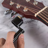 Rapid Acoustic Electric Guitar Quick String Winder Peg Bridge Pin Tool BLACK