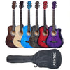 38” Inch Acoustic Guitar with Neck Adjustment Truss Rod + Optional Accessory Set