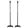 Pair Of Home Theatre Satellite Speaker Stands Black for Surround Sound