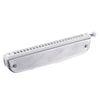 Harmonica Chromatic Mouth Organ Key of C 24-Holes Classic Chrome Blues Harp With Scale Changer