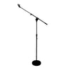 Round Base Mic Stand Small Footprint 1.6M 4kg Heavy Weighted Base Microphone