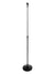 Straight Mic Stand Heavy Round Base Black Full size + Mic Microphone mount Clip