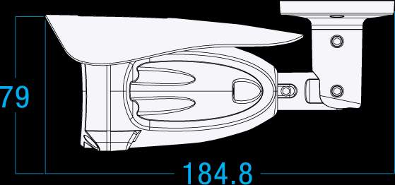 IN30IPW2 BULLET 30M IR WHITE IP CAMERA 2.8-12MM IP66 POE 1080P V2 DOSS W6130C-1IHZ77