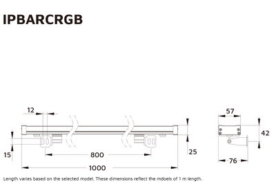 Event Lighting IPBARCRGBW - RGBW IP Rated LED Bar