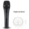 Dynamic Microphone + Mic Cables With Switch & Metal Mesh Vocal Karaoke