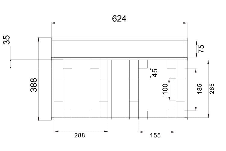 Event Lighting LM2CASE7X30 - Road Case for LM7X30