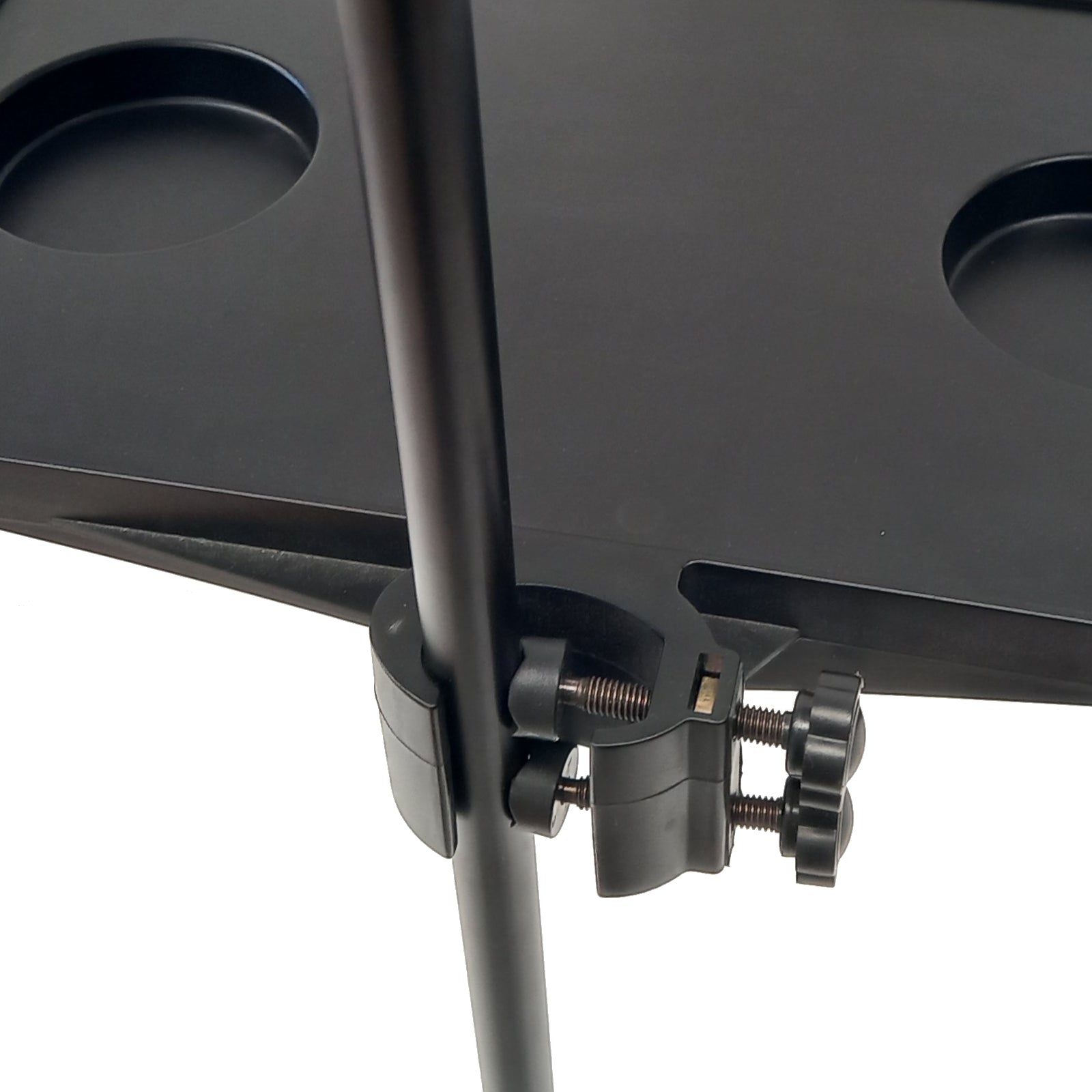 Music Mic Stand Clamp-on Tray Metal Shelf For Accessories Projector Stand Mouse Pad