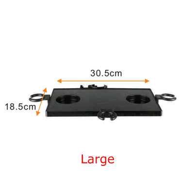 Music Mic Stand Clamp-on Tray Metal Shelf For Accessories Projector Stand Mouse Pad