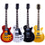 Electric Guitar Les Paul Classic Vintage Style 4 Colours Including Gold + Bag + Strap + Pick + Lead