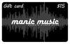 Manic Music Gift Card