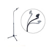 Gooseneck Microphone Stand with Mic Clip Tripod Base Flexible Straight Classic Style