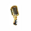 Classic Vintage Dynamic Microphone Pack Includes Mic Stand & Cable Silver, Rose Gold or Gold