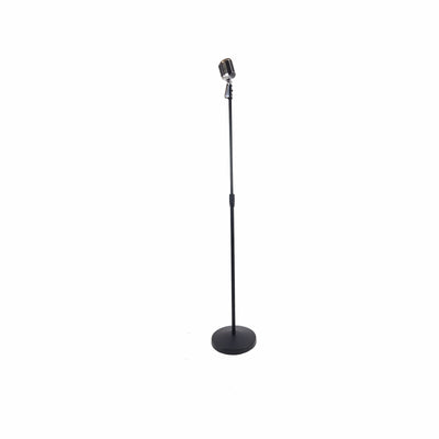 Classic Vintage Dynamic Microphone Pack Includes Mic Stand & Cable Silver, Rose Gold or Gold