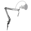 ASHTEC Table Studio Condenser Microphone Stand with inline Mic 3M XLR Cable lead