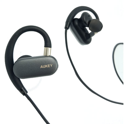 AUKEY Bluetooth Earbuds Premium Sport earphones with carry Pouch