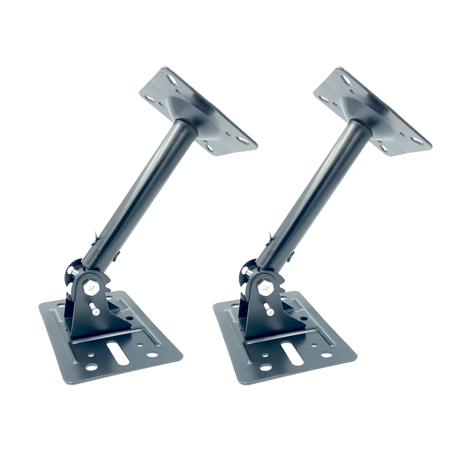 Pair or Single Speaker or Projector Wall or Ceiling  Mount Stand Extendable 360° Adjustable Brackets 25KG