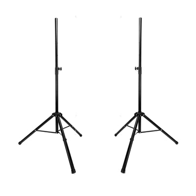 PA Speaker Stand Tripod Single or Pair 30KG Economy Adjustable Height 35mm Mount