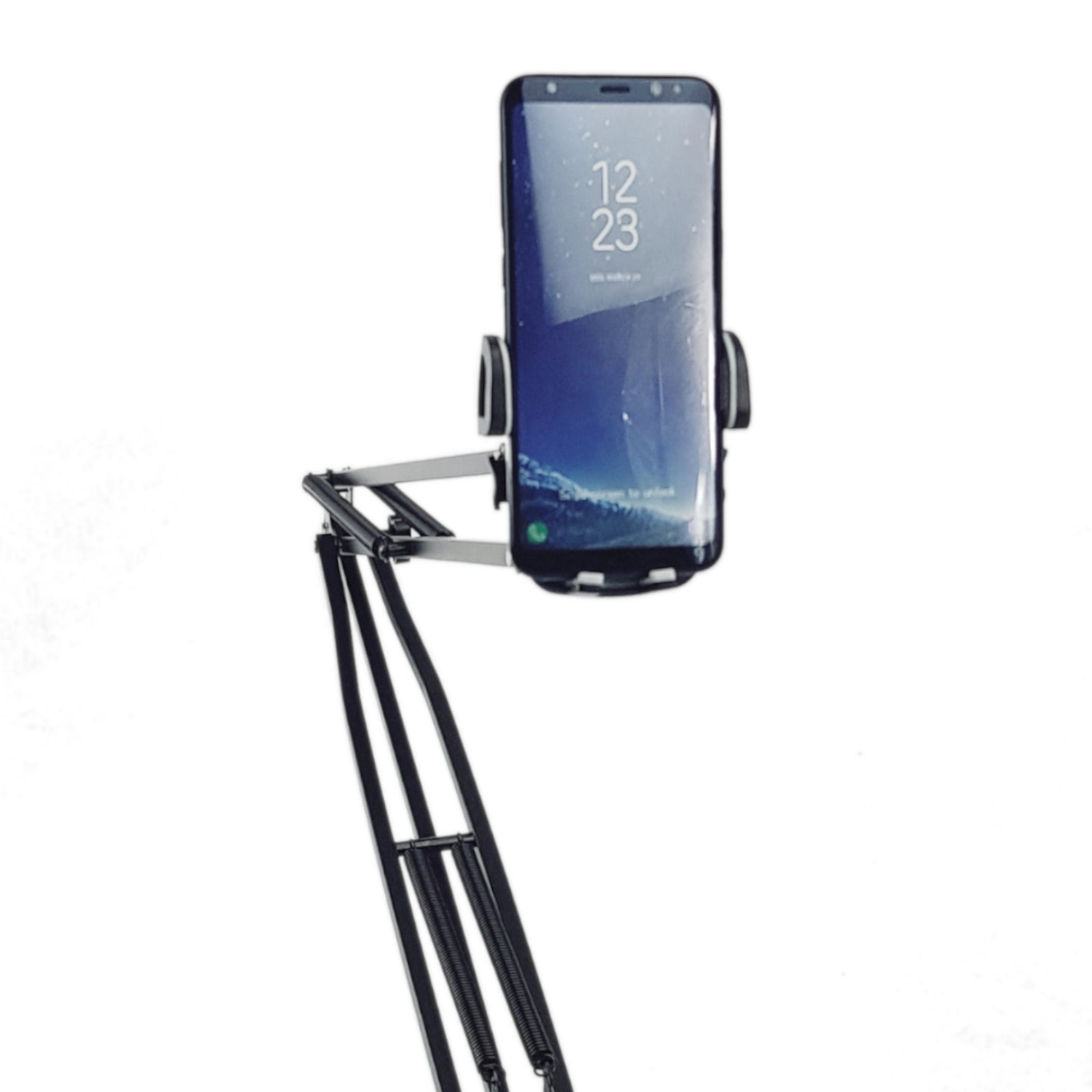 360° Phone Camera Holder Artist Desktop Table Edge Mount Scissors Suspension Boom Stand