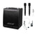 PA Speaker + 2.4 GHz Wireless Mic Headset + Optional Single or Dual Wireless Microphones AUX mp3