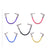 Premium 20cm Guitar Effect Pedal Patch Cables 5 Colours Right Angle 1/4" TS 6.35mm